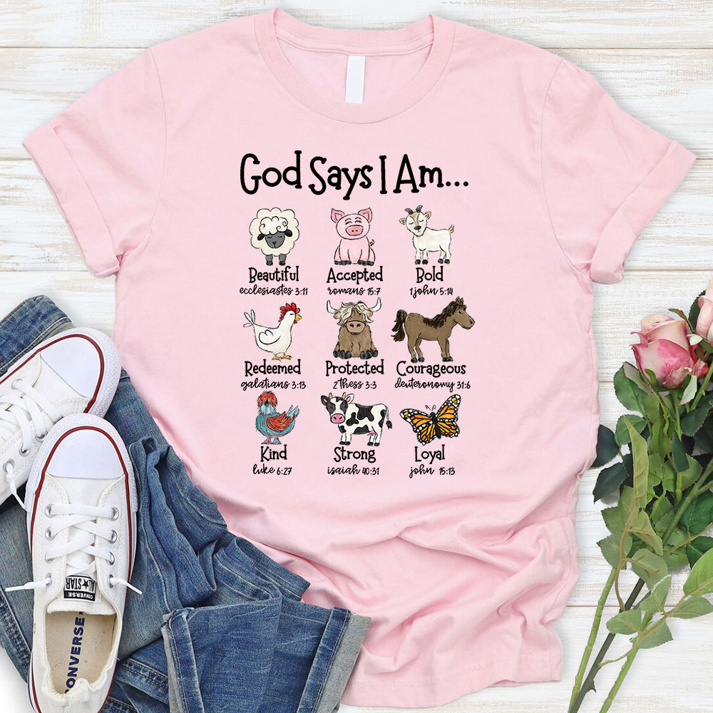 God Says I Am Faith Tee