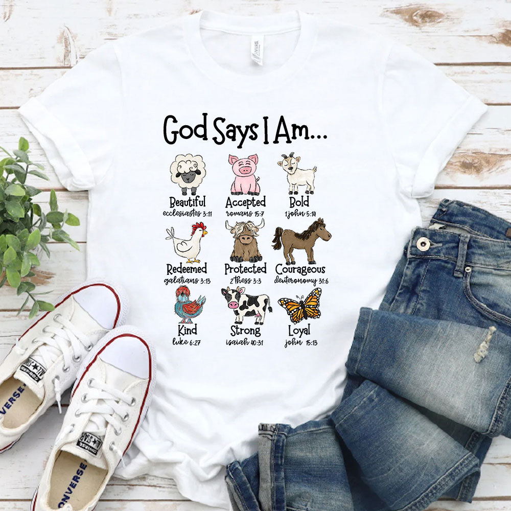 God Says I Am Faith Tee