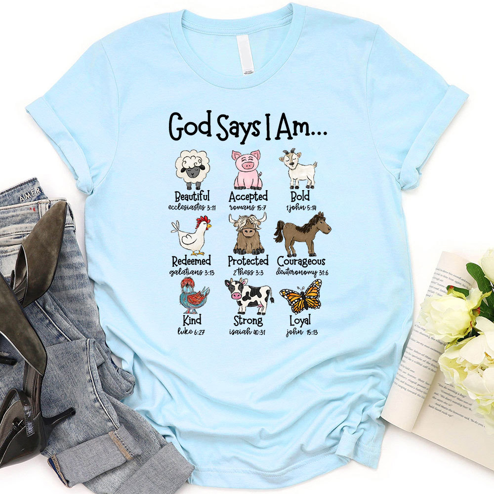 God Says I Am Faith Tee