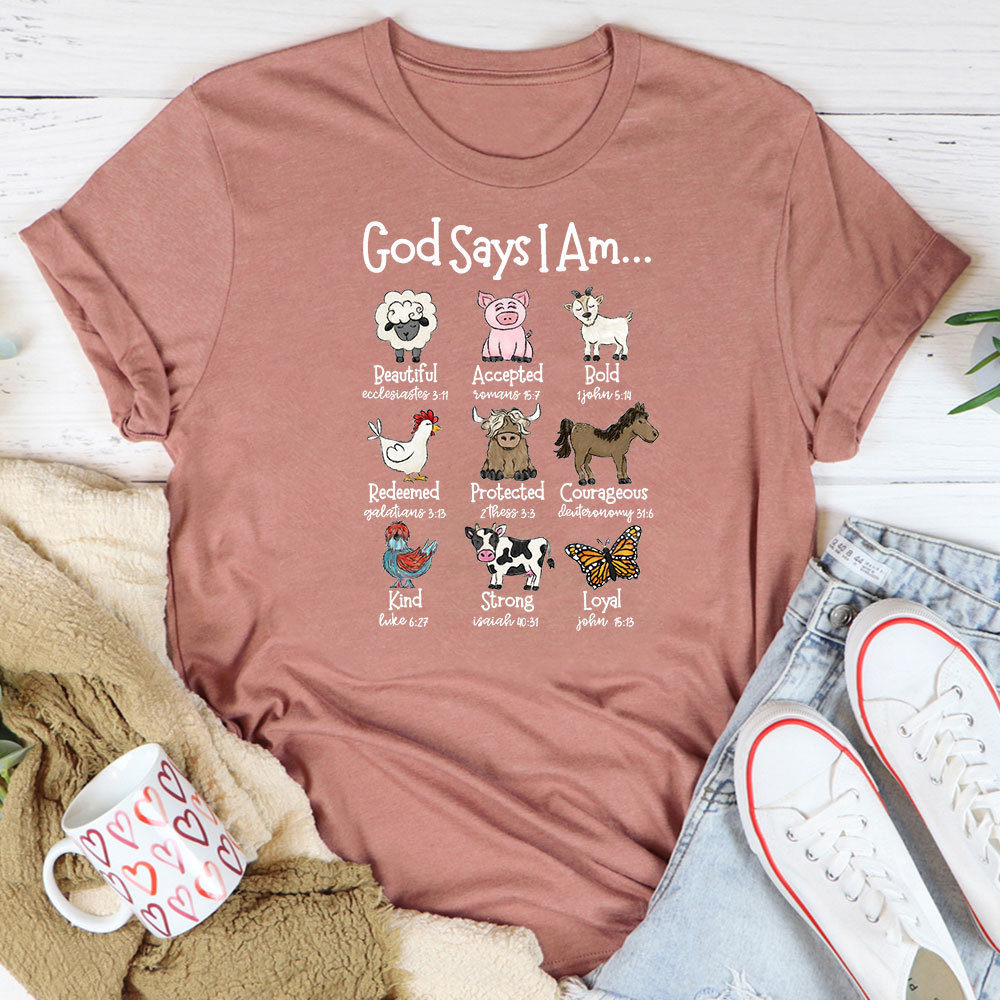 God Says I Am Faith Tee