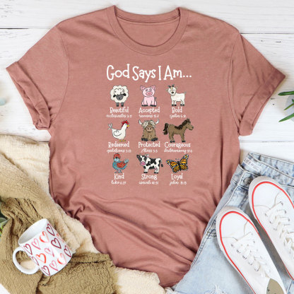 God Says I Am Faith Tee