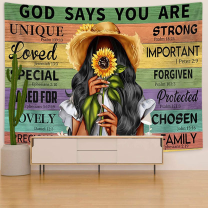 God Says You are Tapestry