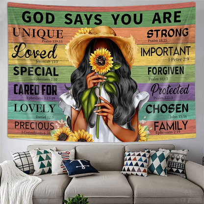 God Says You are Tapestry