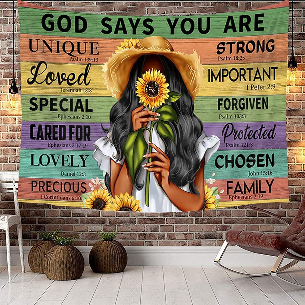 God Says You are Tapestry