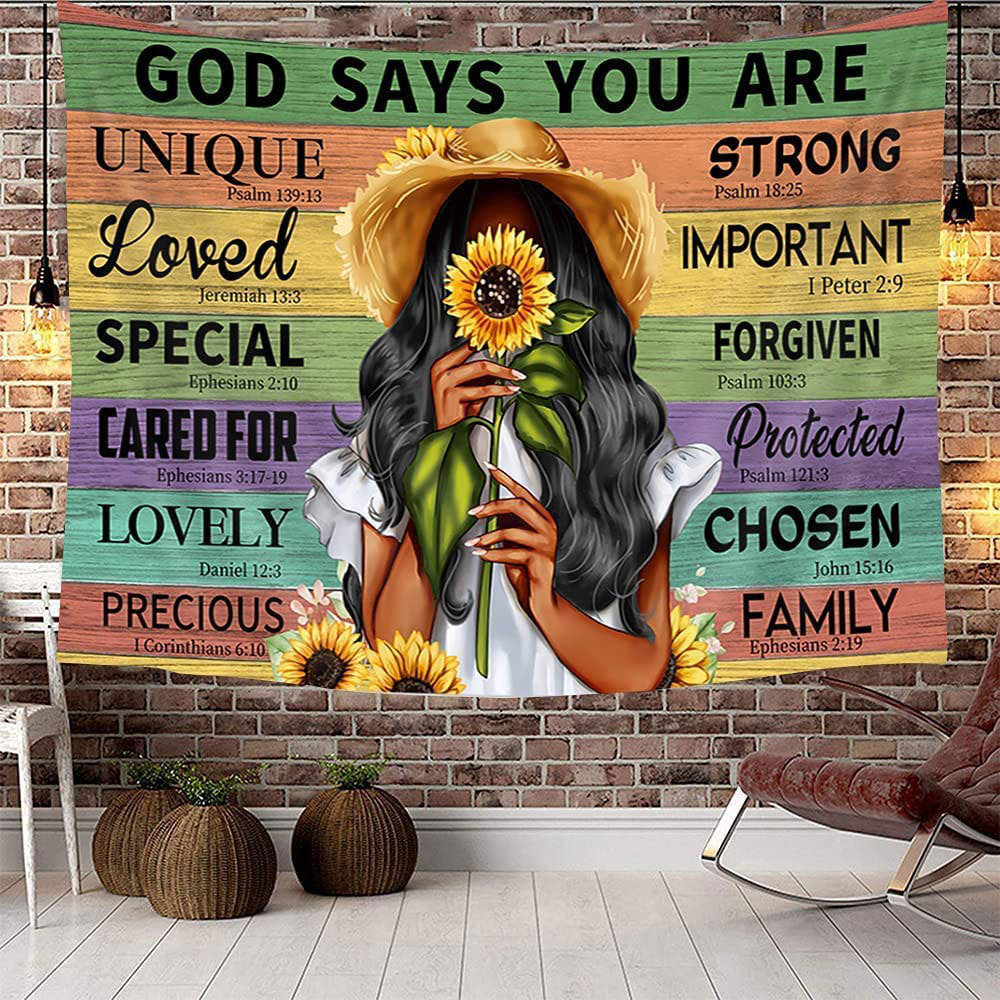 God Says You are Tapestry