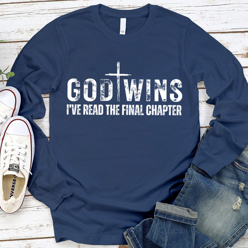 God Wins Long Sleeve Shirt