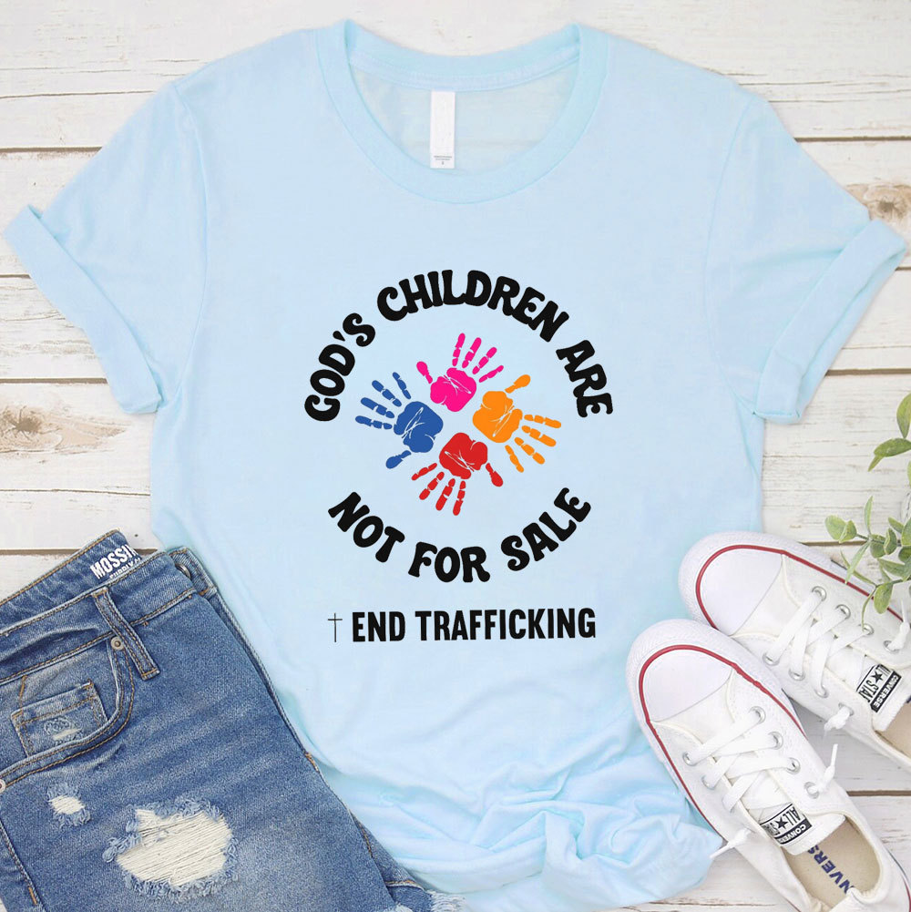 God's Children are Not For Sale Religious T-Shirt