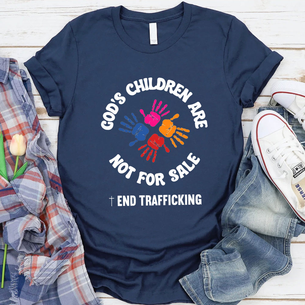 God's Children are Not For Sale Religious T-Shirt