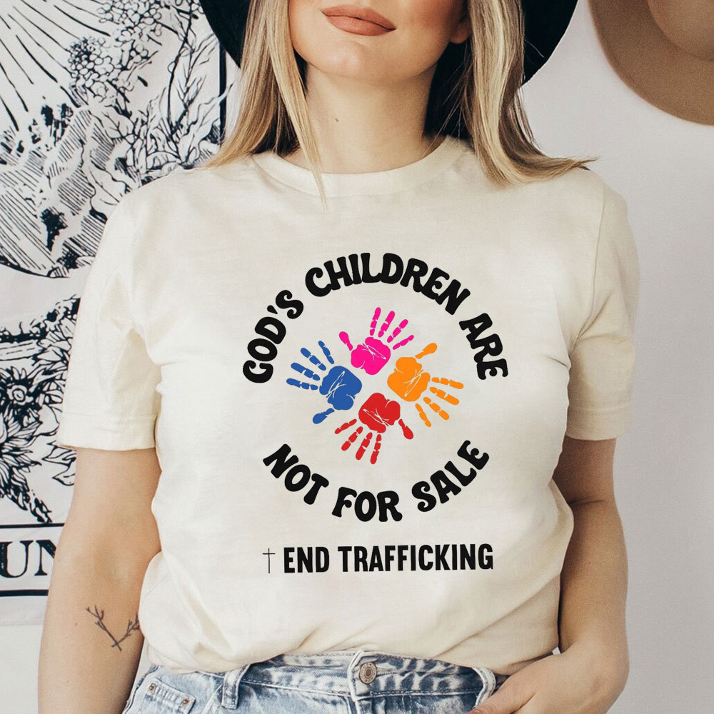 God's Children are Not For Sale Religious T-Shirt