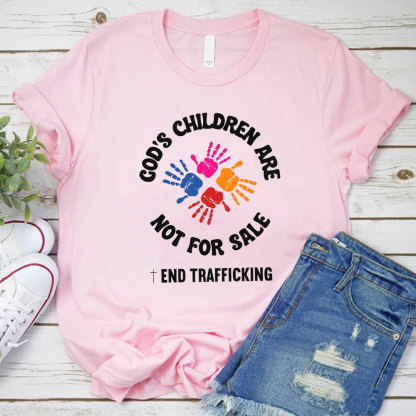 God's Children are Not For Sale Religious T-Shirt