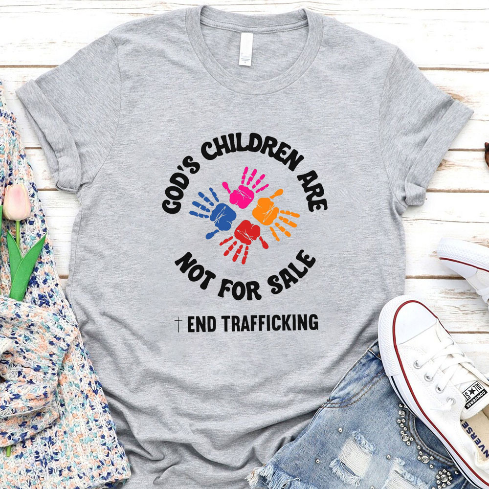 God's Children are Not For Sale Religious T-Shirt