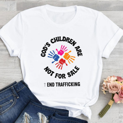 God's Children are Not For Sale Religious T-Shirt
