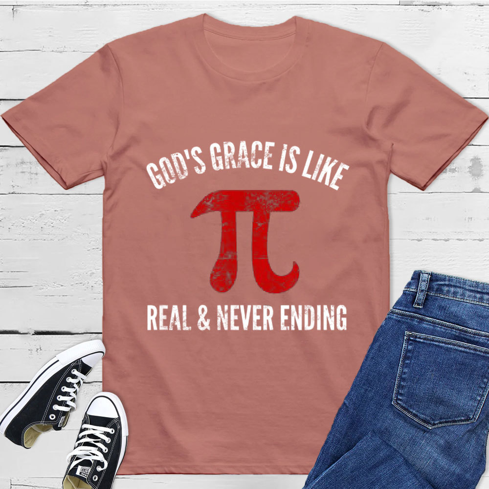 Gods Grace Is Like Pi Unisex T-Shirt