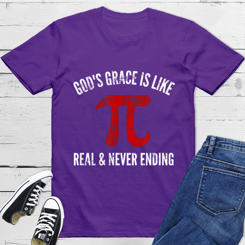 Gods Grace Is Like Pi Unisex T-Shirt