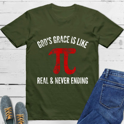 Gods Grace Is Like Pi Unisex T-Shirt