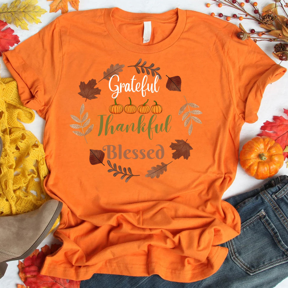 Grateful Thankful Blessed T-Shirt