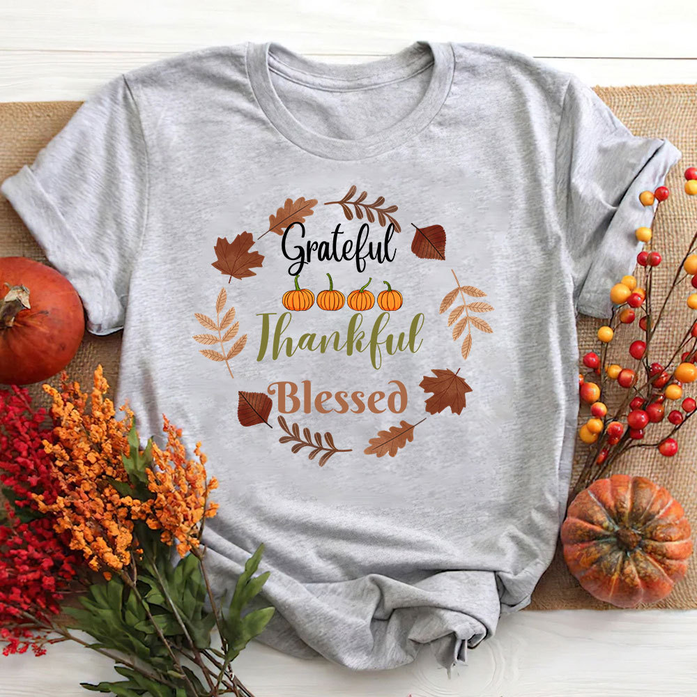 Grateful Thankful Blessed T-Shirt