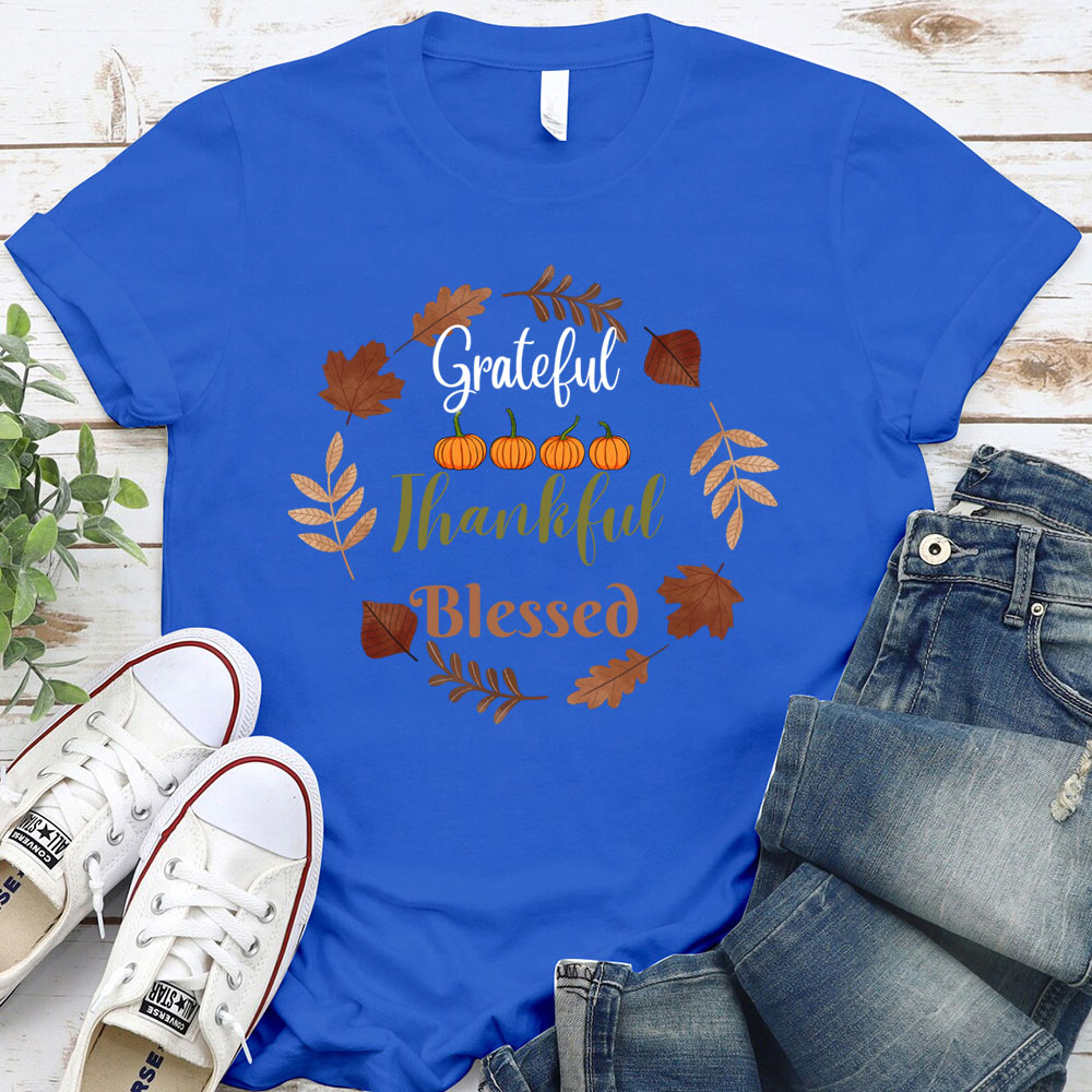 Grateful Thankful Blessed T-Shirt