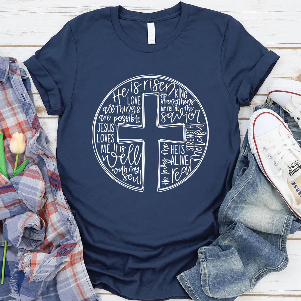 He Is Risen Christian Easter Shirt