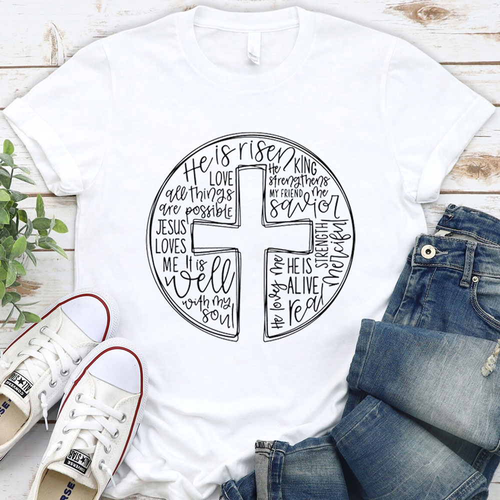 He Is Risen Christian Easter Shirt