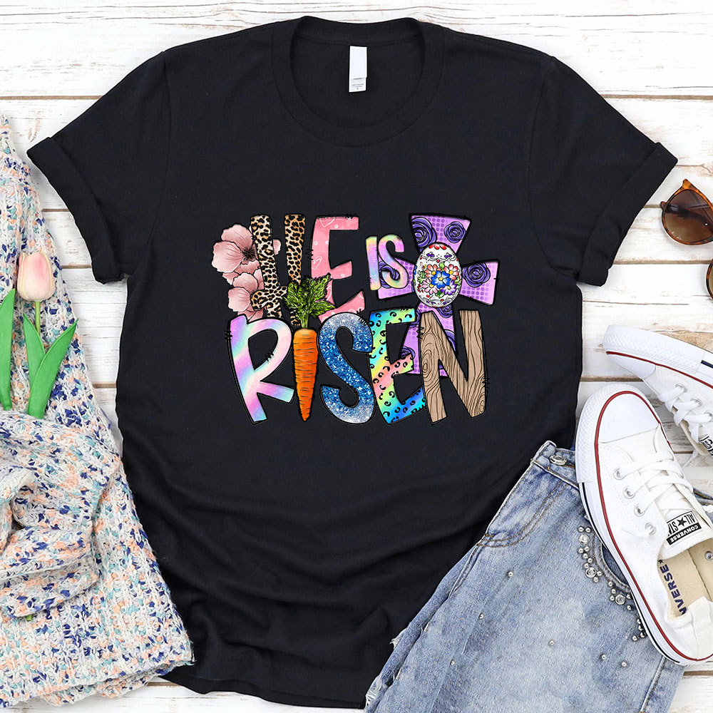 He Is Risen Christian Easter Unisex T-Shirt