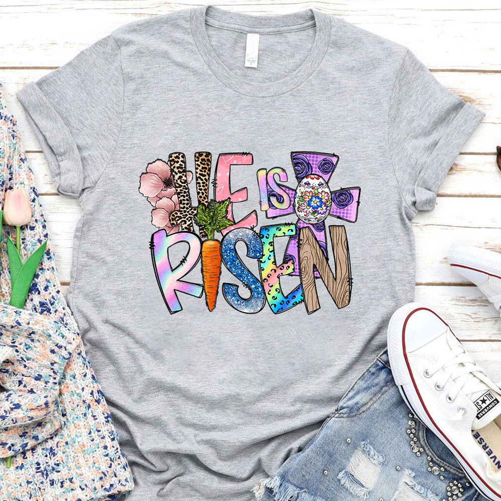 He Is Risen Christian Easter Unisex T-Shirt