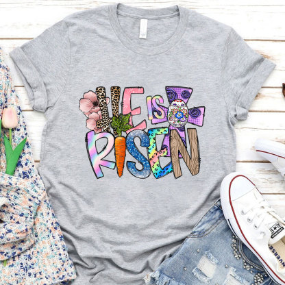He Is Risen Christian Easter Unisex T-Shirt