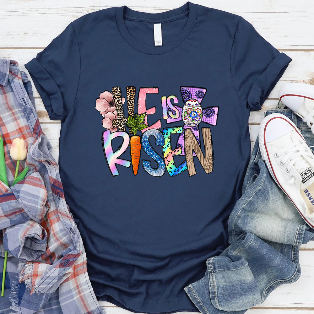 He Is Risen Christian Easter Unisex T-Shirt
