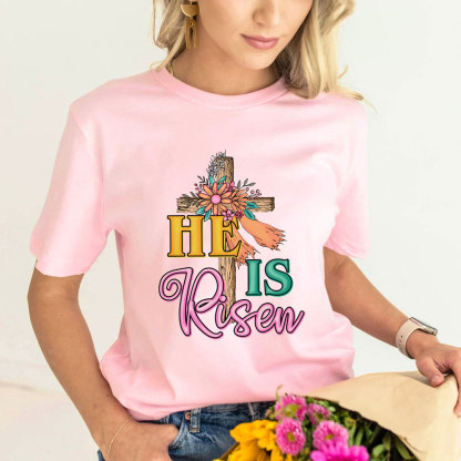 He Is Risen Christian Religious Easter Shirt