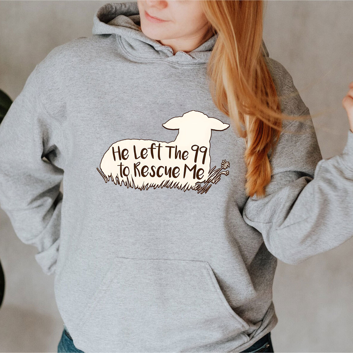 He Left The 99 To Rescue Me Hoodie