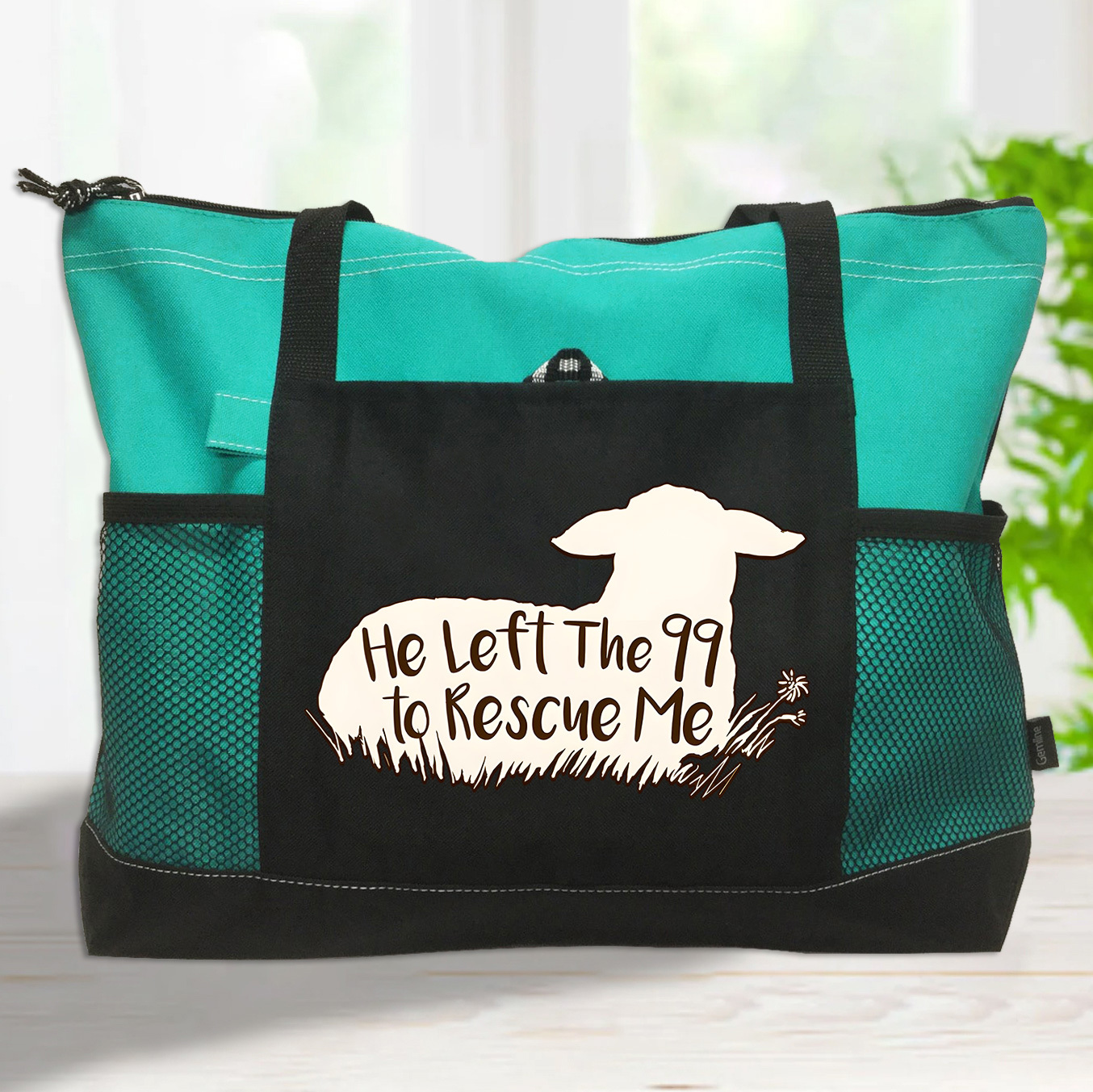 He Left the 99 to Rescue Me Tote Bag