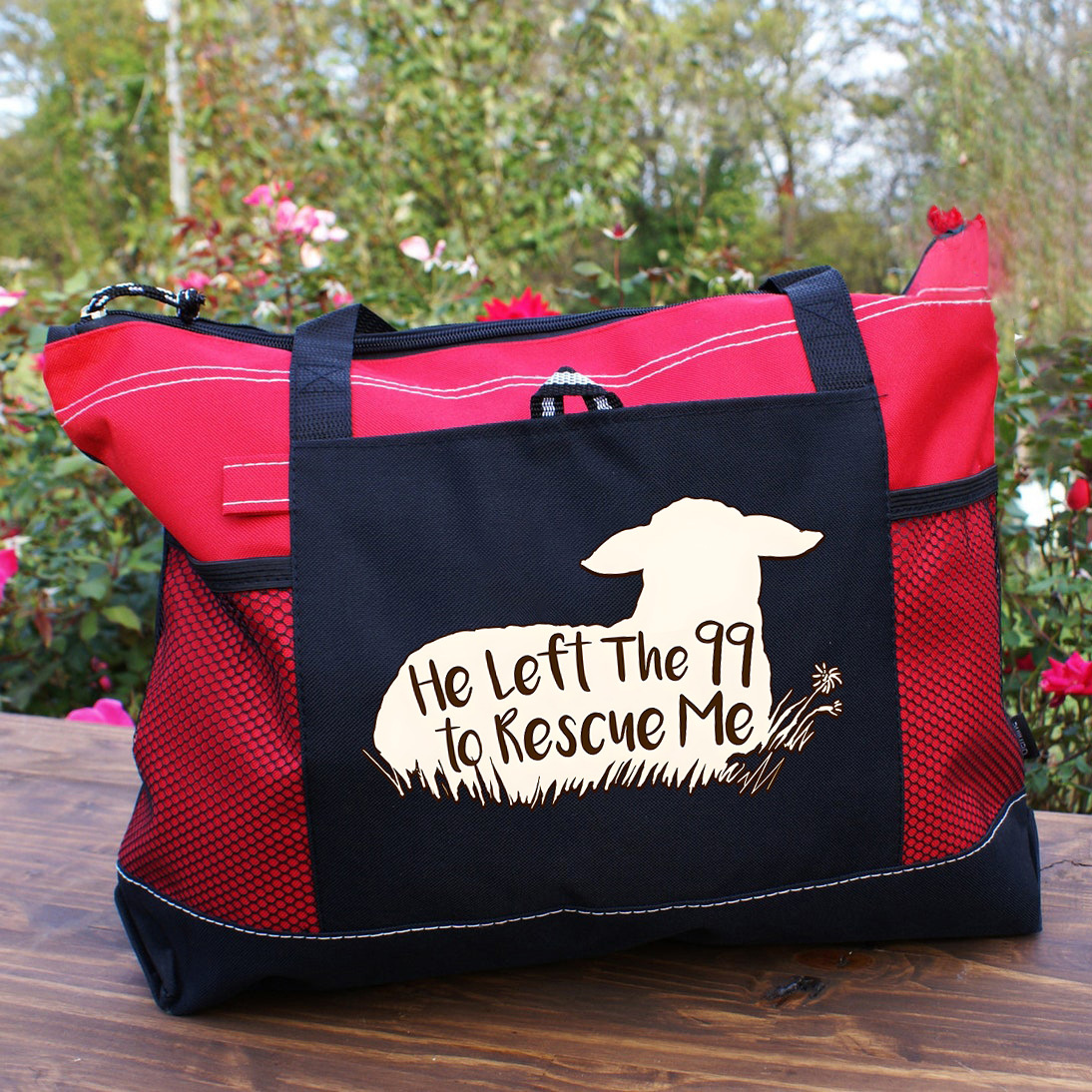 He Left the 99 to Rescue Me Tote Bag