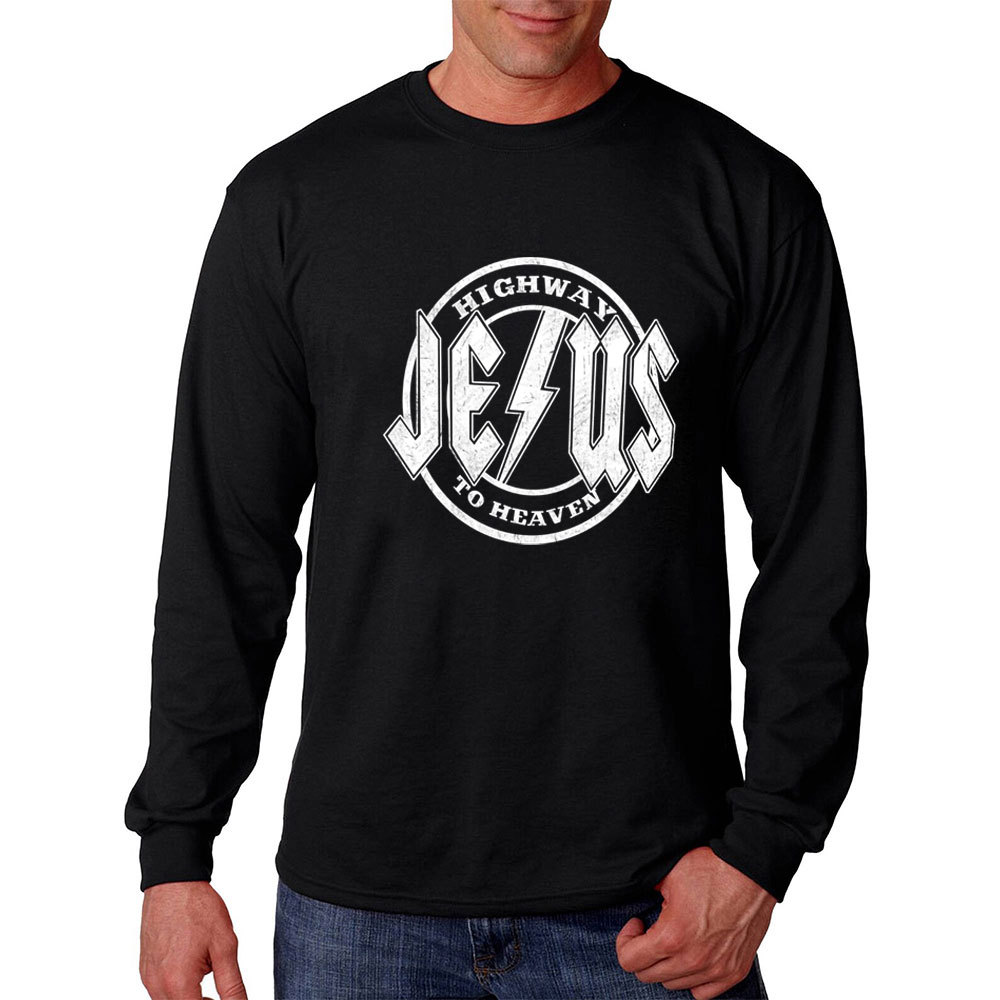 Highway Jesus To Heaven Long Sleeve T-shirt