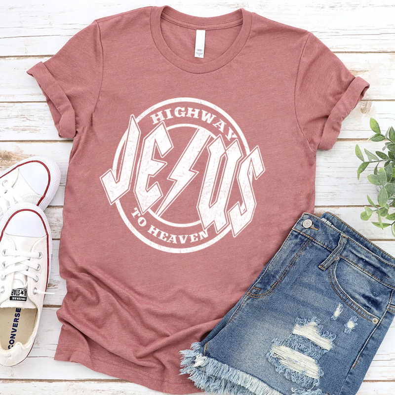  Jesus Highway To Heaven T-shirt