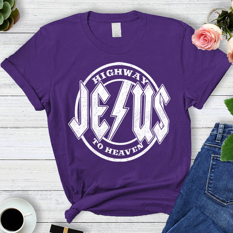  Jesus Highway To Heaven T-shirt
