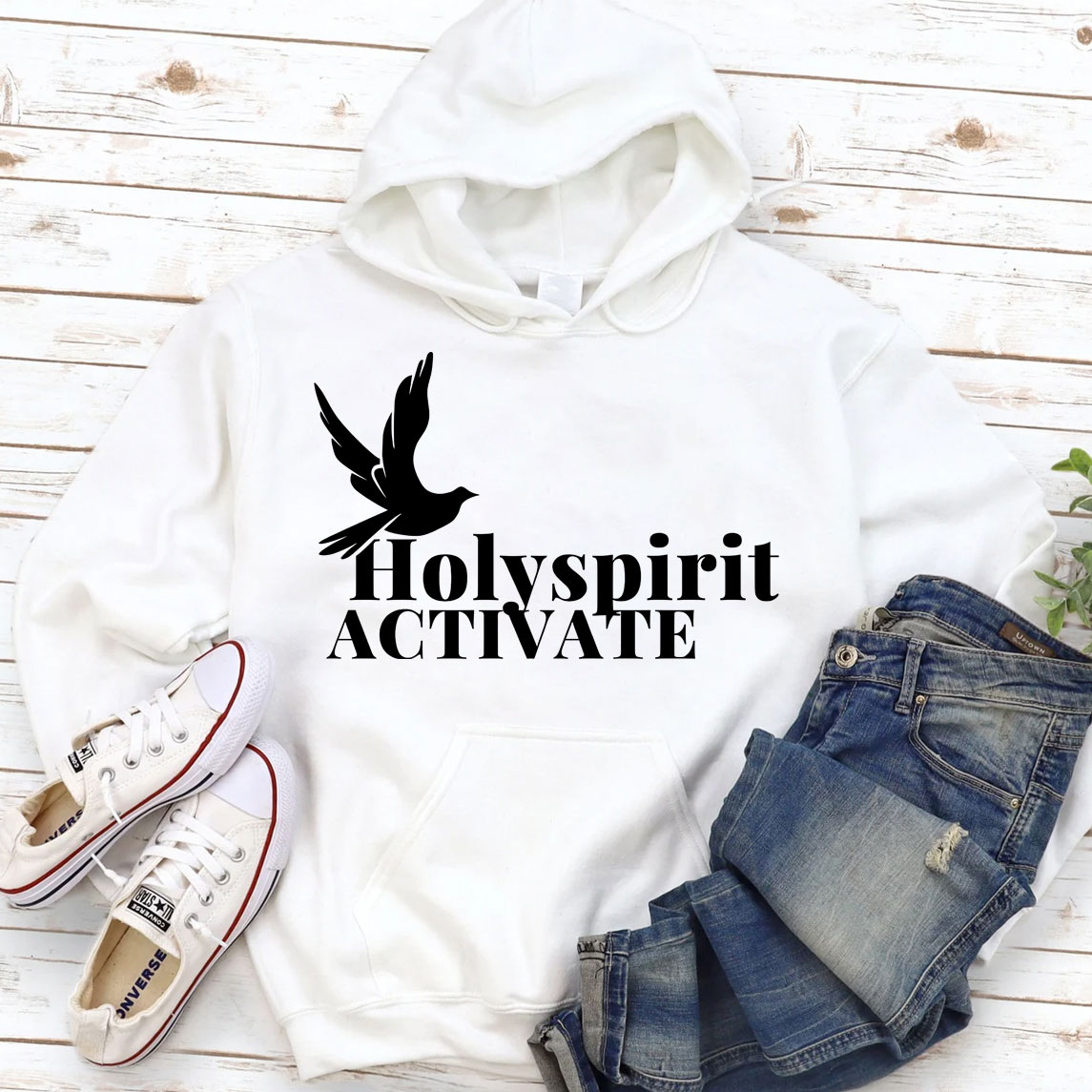 Holy Spirit Activate Christian Hoodie