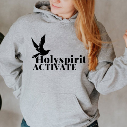 Holy Spirit Activate Christian Hoodie