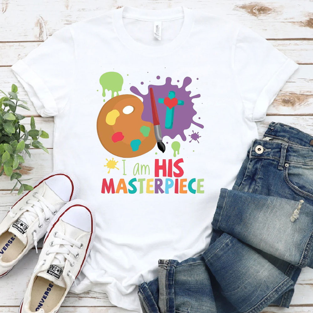 I Am His Masterpiece T-Shirt Sale-GuidingCross