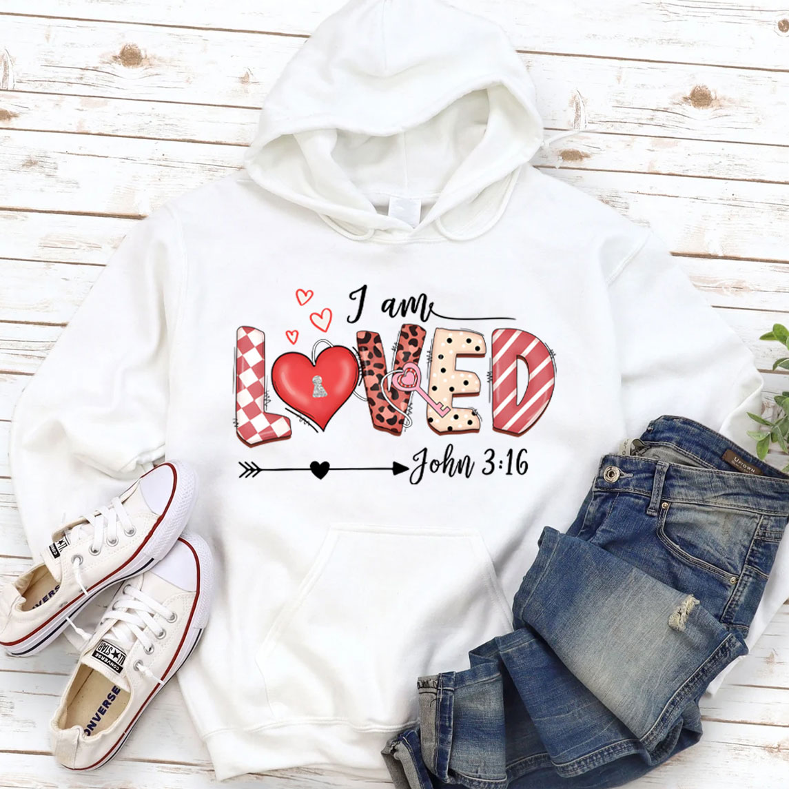 I Am loved John 316 Hoodie