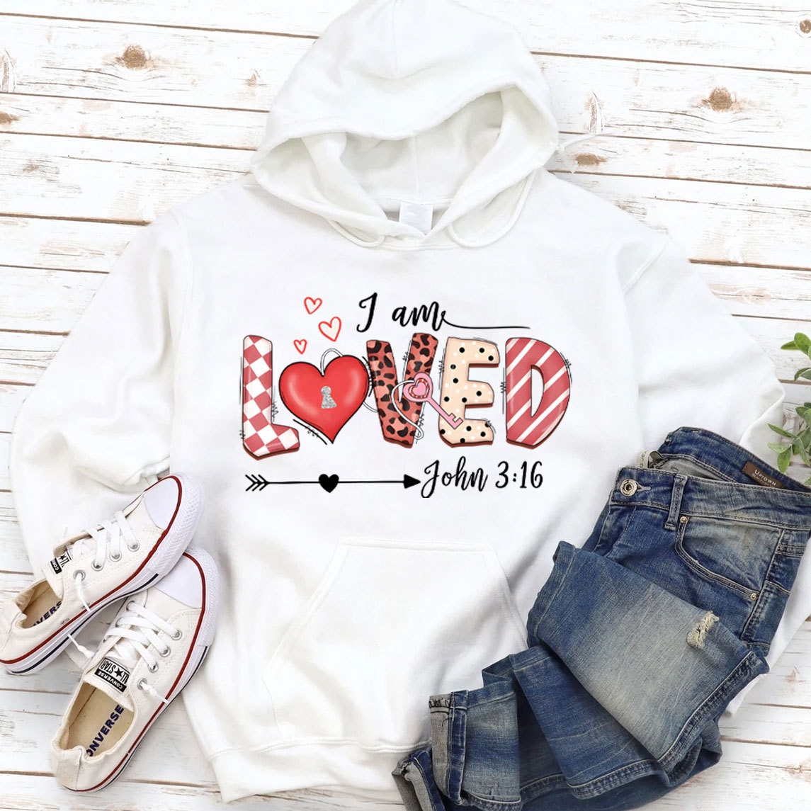 I Am loved John 316 Hoodie