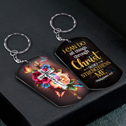 I Can Do All Things Through Christ Aluminium Keychain
