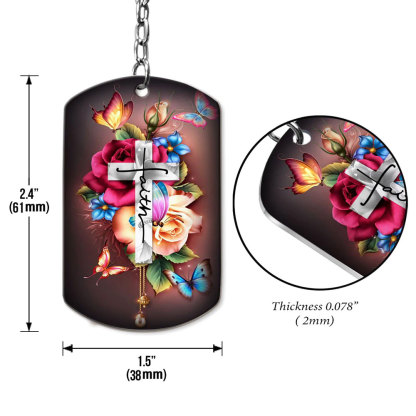 I Can Do All Things Through Christ Aluminium Keychain