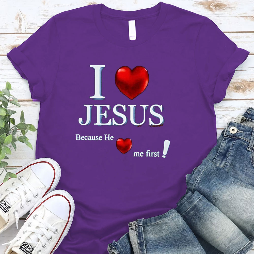 I Love Jesus T-Shirt Sale-GuidingCross