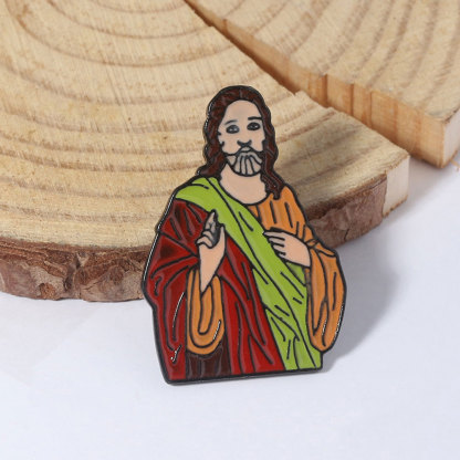 Jesus Christian Enamel Pin
