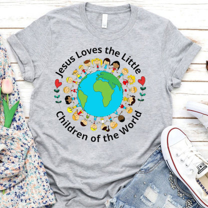 Jesus Loves The Little Children Of The World T-Shirt