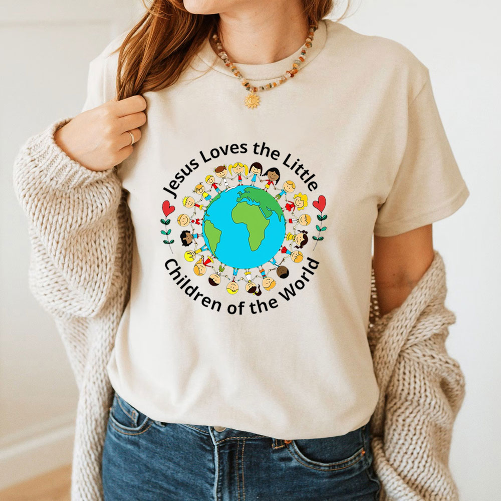 Jesus Loves The Little Children Of The World T-Shirt