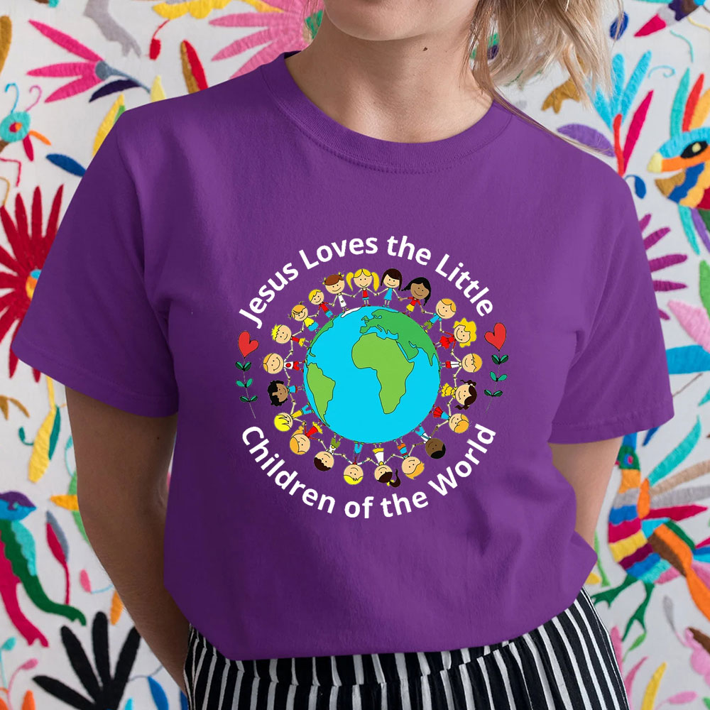 Jesus Loves The Little Children Of The World T-Shirt