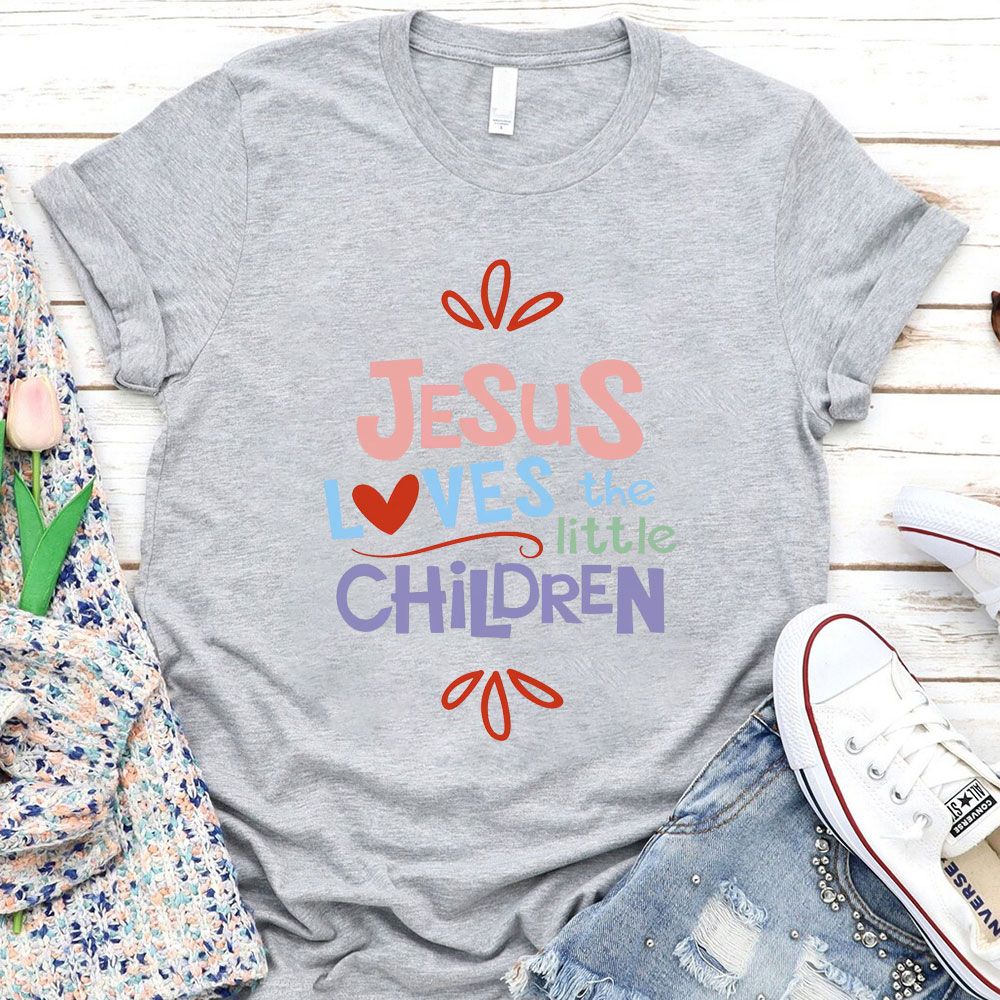 Jesus Loves the Little Children Nursery School T-Shirt