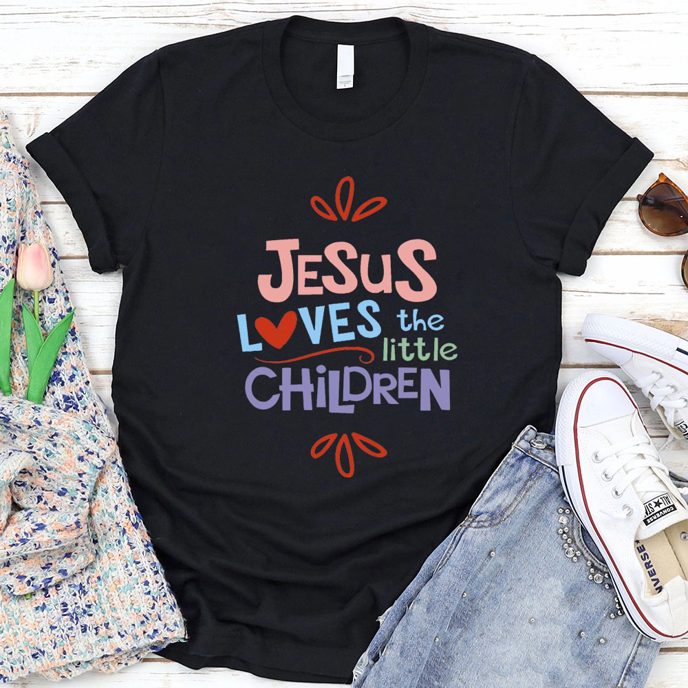 Jesus Loves the Little Children Nursery School T-Shirt