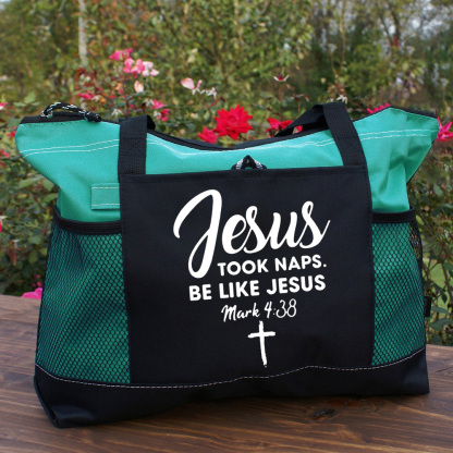 Jesus Took Naps Be Like Jesus Tote Bag
